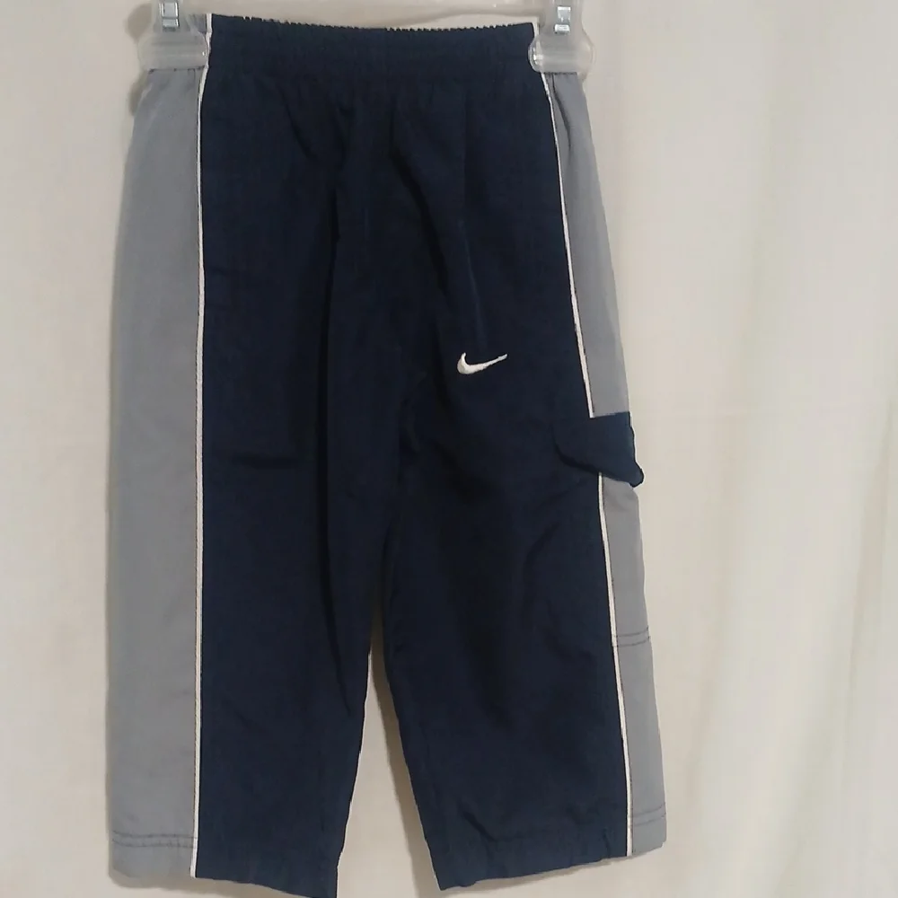 Nike Kids Blue and Gray Long Sleeve Tee - Picture 2 of 2